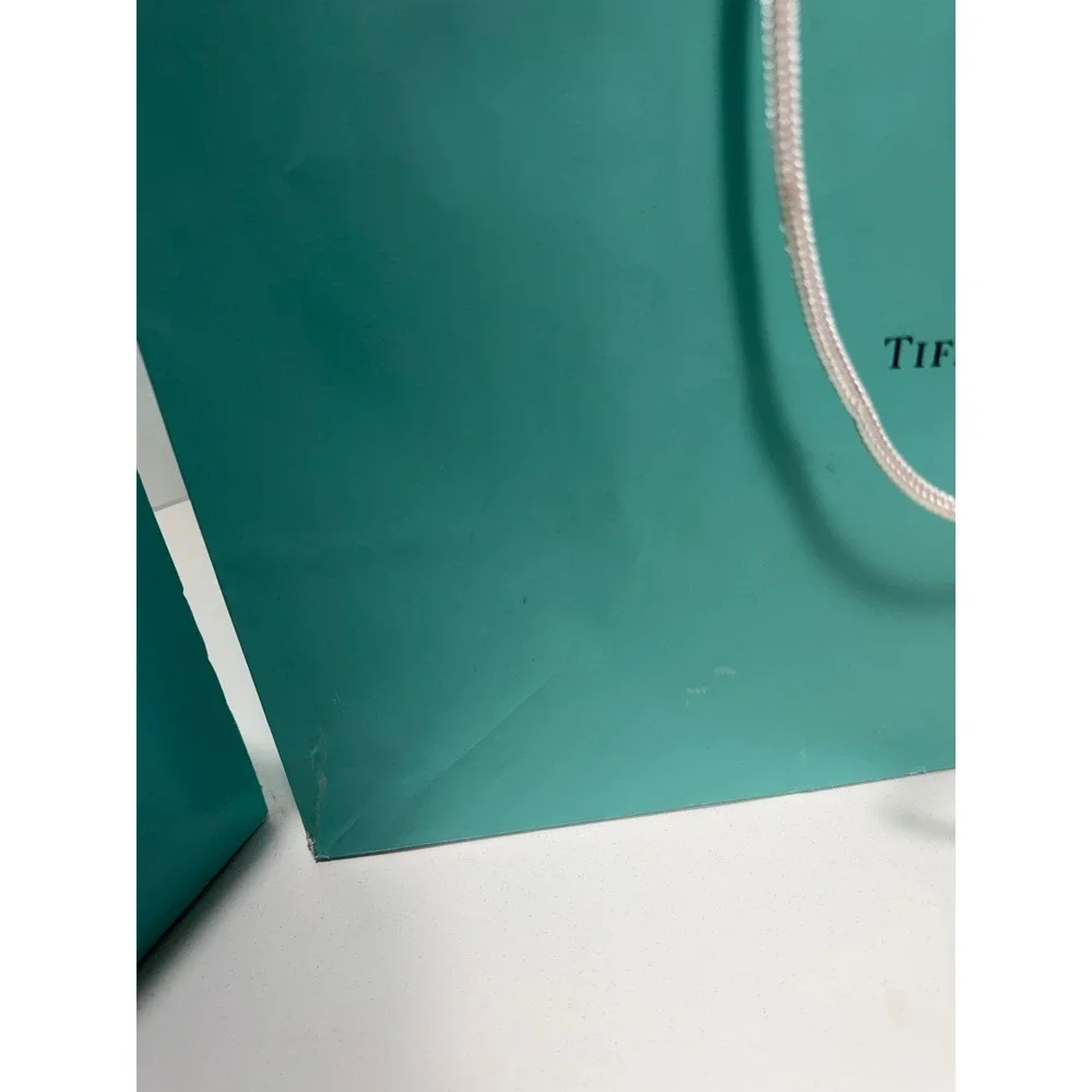 Tiffany & Co Blue Gift Box‎ and Shopping Bag Set Large Square Cube Packaging